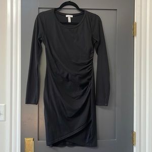 Leith Long Sleeve Ruched Mini Dress